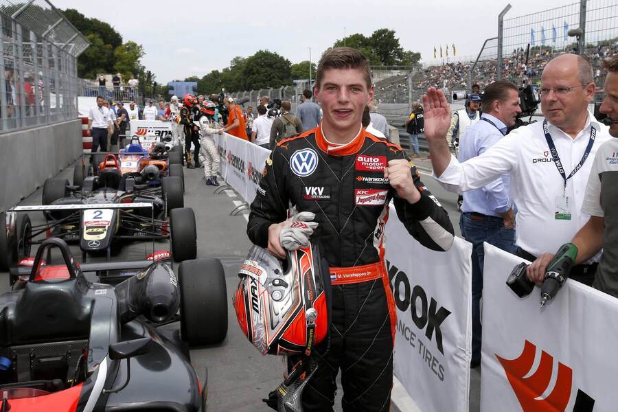 Max Verstappen po závodu Formule 3 v Norisringu