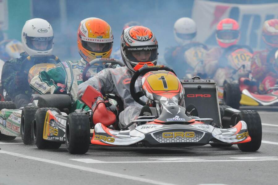 Max Verstappen během své motokárové kariéry