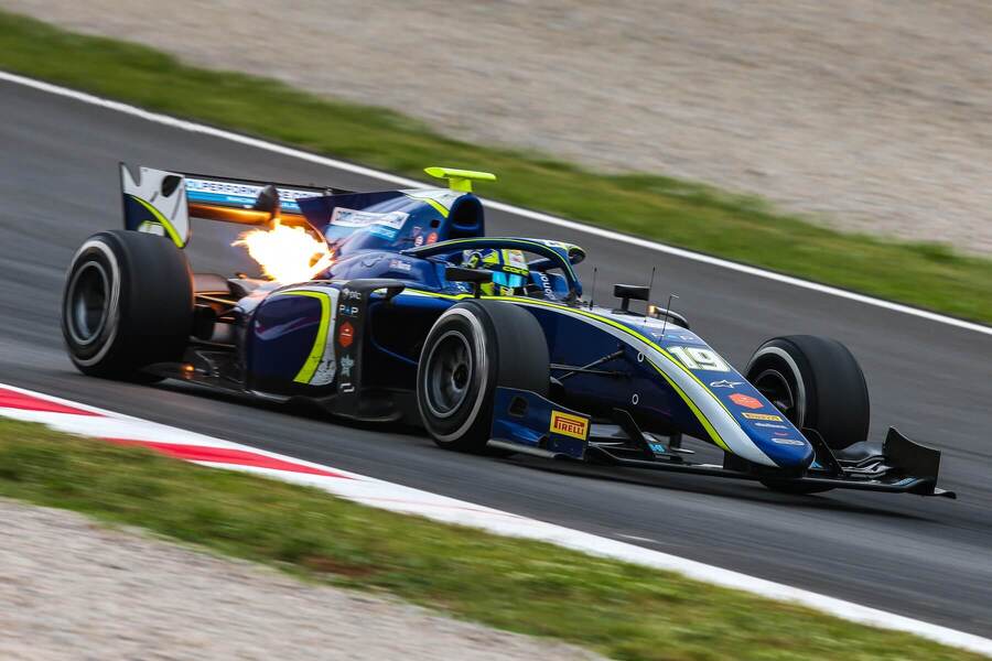 Lando Norris v monopostu Carlin – F2 2018