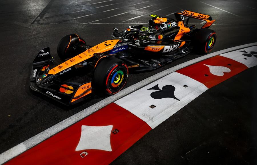 Lando Norris během GP Las Vegas 2024
