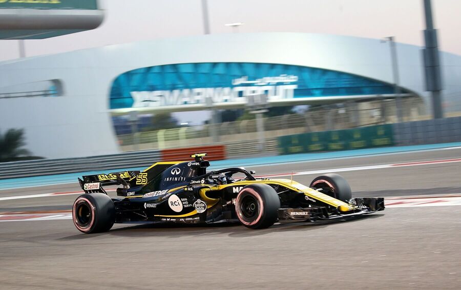 Carlos Sainz v monopostu Renaultu z roku 2018