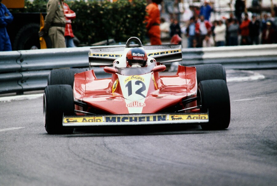 Gilles Villneueve během Velké ceny Monaka v roce 1978