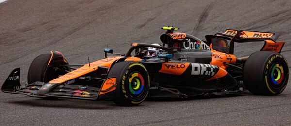 McLaren Landa Norrise během Velké ceny Miami 2025