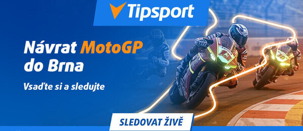 MotoGP Brno 2025 - vsaďte si a sledujte živě na TV Tipsport