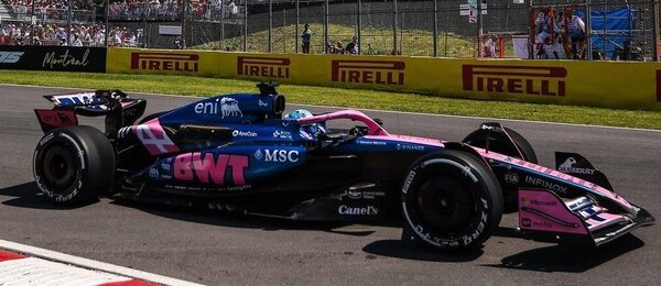 Pierre Gasly ve voze Alpine během VC Kanady 2025