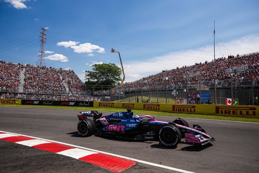 Pierre Gasly ve voze Alpine během VC Kanady 2025