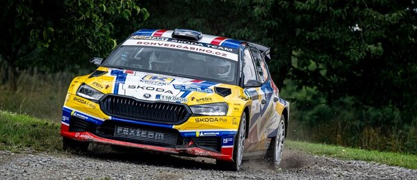 Rally Bohemia, na snímku domácí jezdec Věroslav Cvrček ml., fotka z roku 2024