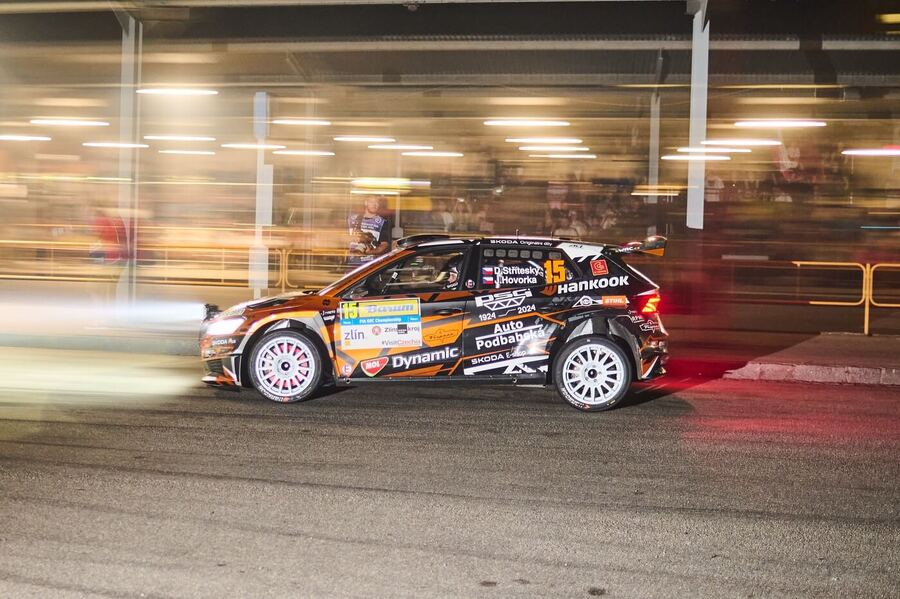 Barum Rally Zlín, SS1 Zlín, na snímku Dominik Stříteský, fotka z roku 2024