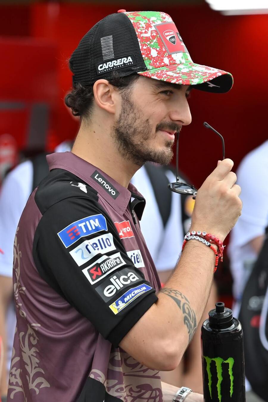 Italský motocyklista Francesco Bagnaia.