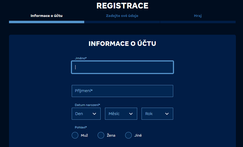 Registrace na MerkurXtip.