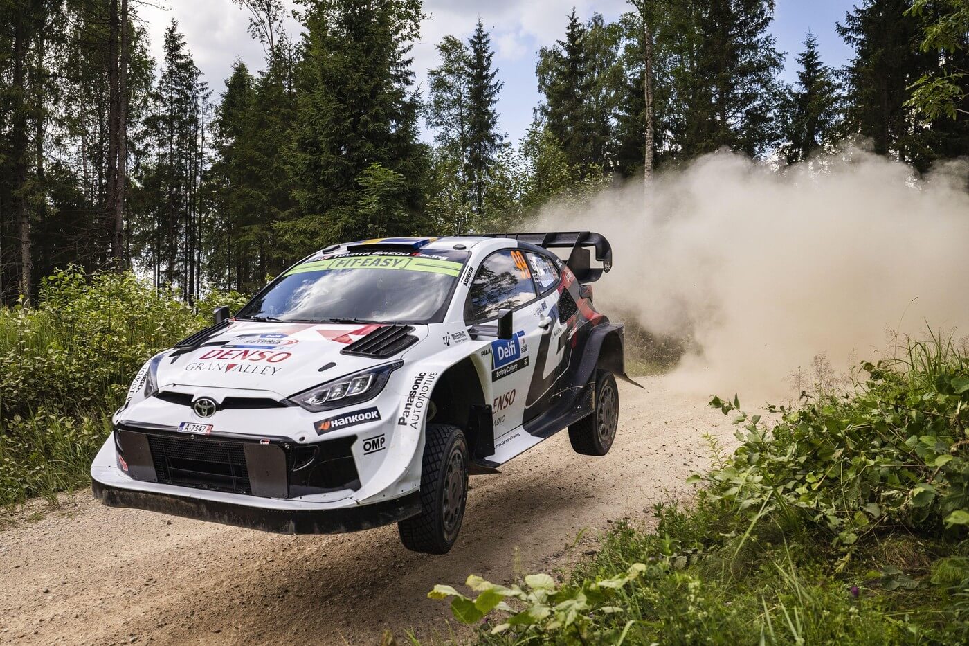 Rally Estonia 2025, vítěz závodu Oliver Solberg v akci
