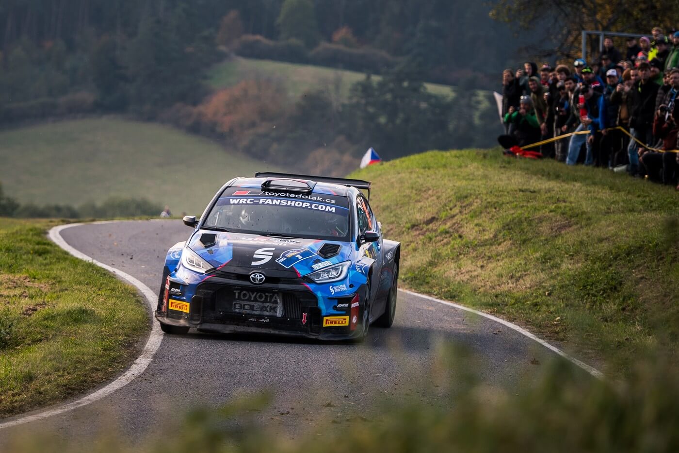 Central European Rally - WRC Česko, na snímku český závodník Filip Mareš (fotka z roku 2024)