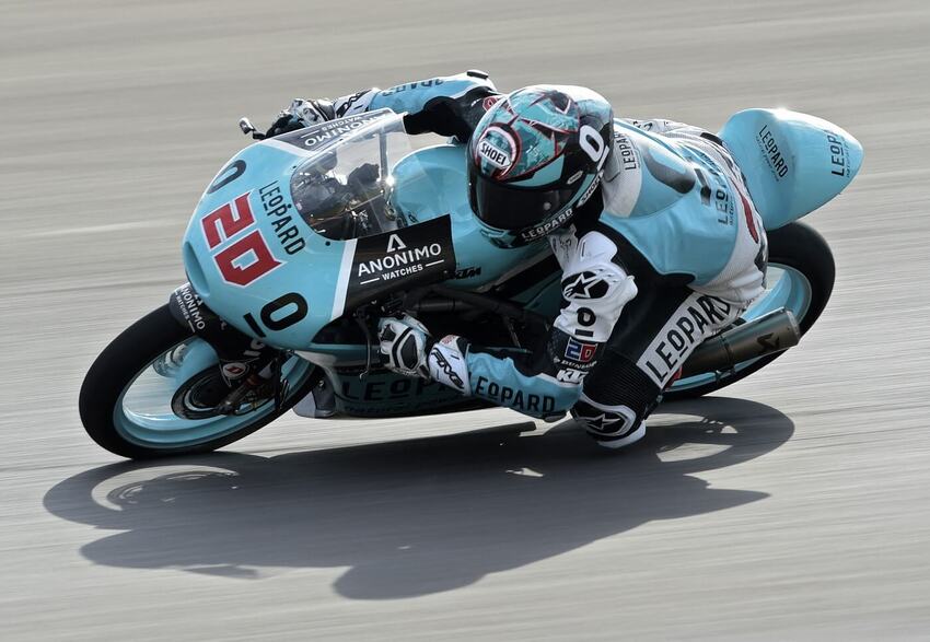 Fabio Quartararo ve třídě Moto3.