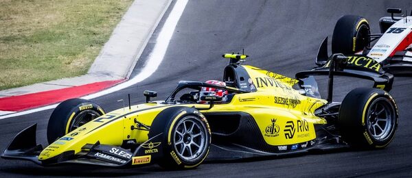 Roman Staněk během sprintu v Maďarsku