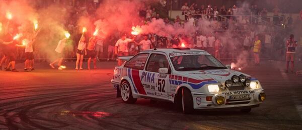Star Rally - Barum Rally Zlín Historic, Wojciech Kaszowski na trati městské superspeciálky ve Zlíně