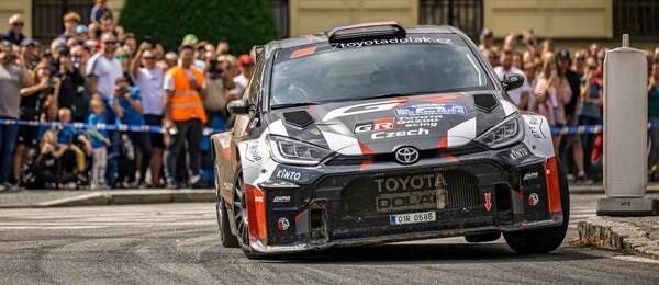 Rally, MČR, Filip Mareš s Radovanem Buchou během Rallye Mladá Boleslav, Toyota GR Yaris Rally2