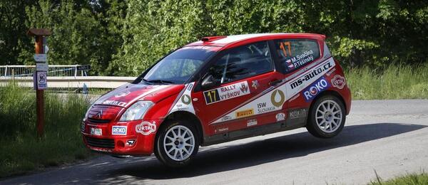 Rally Vyškov, Marcel Svačina s vozem Citroen C2 R2 Max na RZ Ivanovická Brána (fotka z roku 2016)