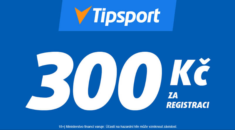 Založte si účet u Tipsportu a vyzvedněte si bonus 300 Kč za registraci zdarma Založte si účet u Tipsportu a vyzvedněte si bonus 300 Kč za registraci zdarma