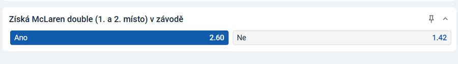 Tip na výsledek závodu_tipsport