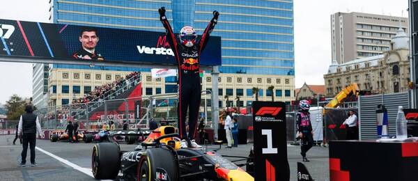 V Baku vyhrál Max Verstappen s Red Bullem