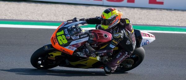 Motorsport, Moto2, Filip Salač při tréninku na Velkou cenu San Marina, Misano