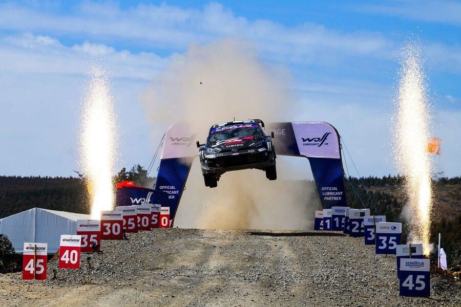 Kalle Rovanperä během závodu WRC v Chile