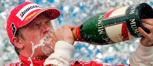 Kimi Räikkönen vyhrál titul v roce 2007 po velkém obratu. Získal tak dosud poslední jezdecký triumf Ferrari