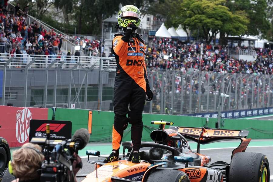 Lando Norris znovu stanul na elitním stupínku. Díky tomu navýšil náskok na čele šampionátu
