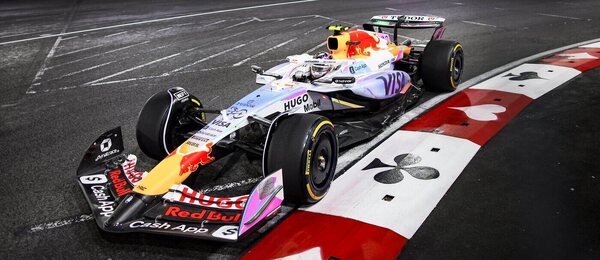 Speciální zbarvení vozu Racing Bulls pro Velkou cenu Las Vegas F1 2025