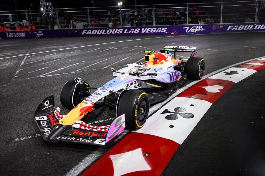 Speciální zbarvení vozu Racing Bulls pro Velkou cenu Las Vegas F1 2025