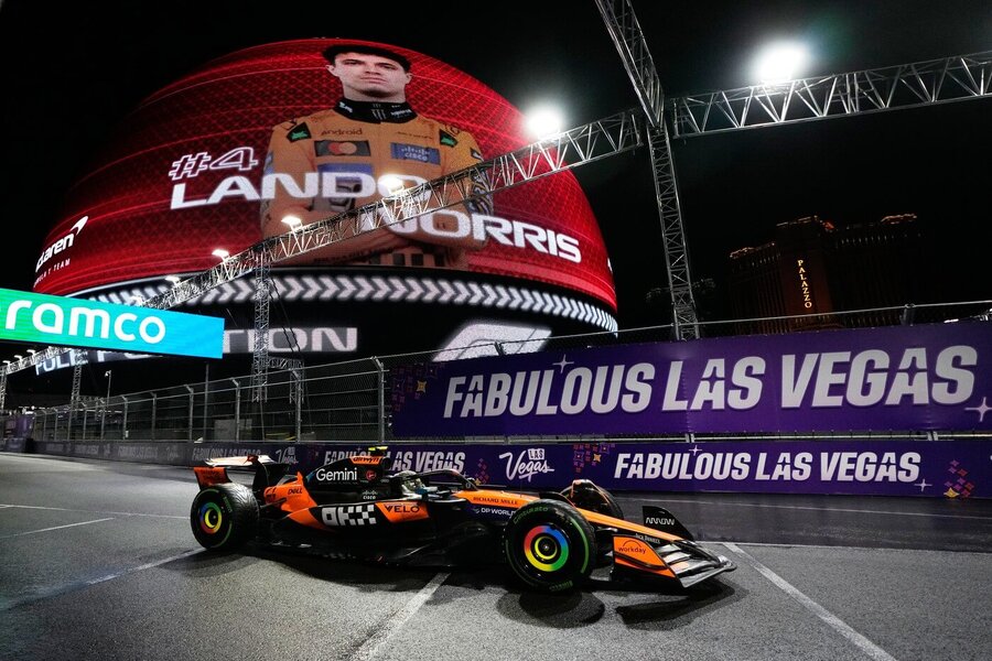 Lando Norris ovládl deštivou kvalifikaci. Uspěje v Las Vegas i v závodě? Preview VC Las Vegas